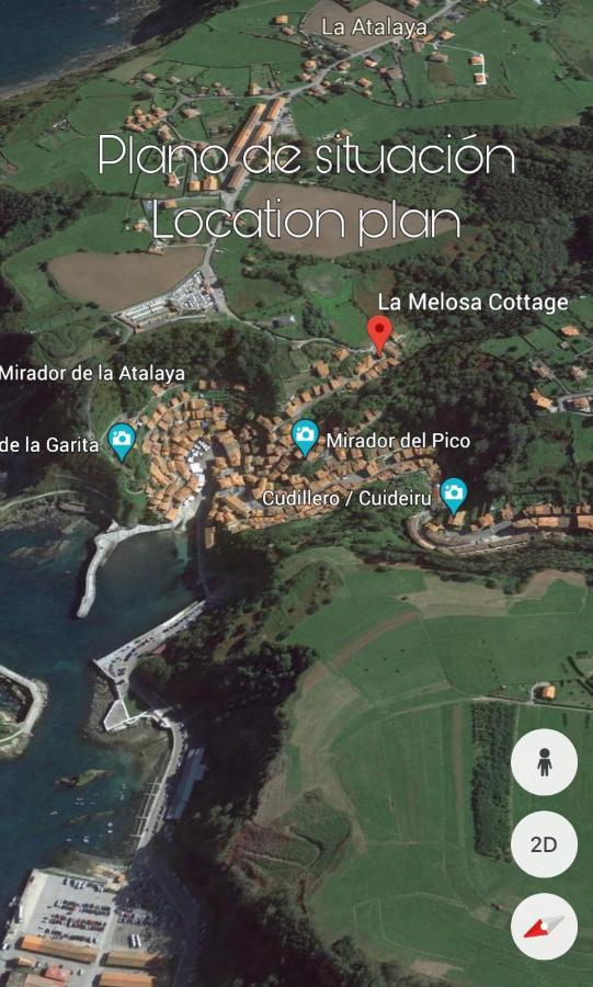 La Melosa Cottage Cudillero Exteriör bild